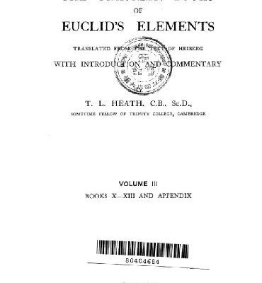 خرید و دانلود نسخه کامل کتاب The thirteen books of Euclid’s elements