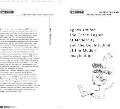 خرید و دانلود نسخه کامل کتاب The three logics of modernity and the double bind of the modern imagination