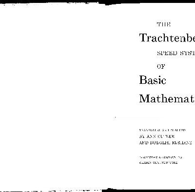 خرید و دانلود نسخه کامل کتاب The Trachtenberg Speed System Of Basic Mathematics