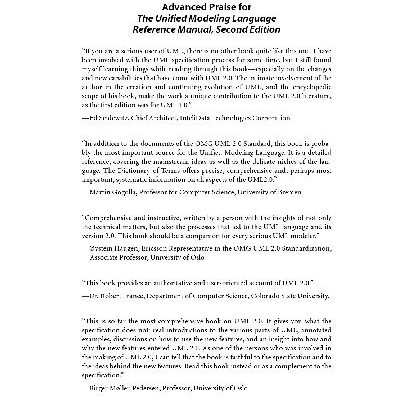 خرید و دانلود نسخه کامل کتاب The unified modeling language reference manual
