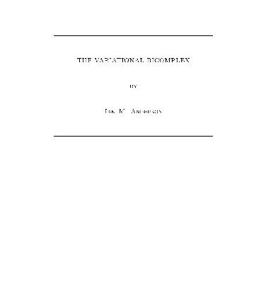 خرید و دانلود نسخه کامل کتاب The variational bicomplex