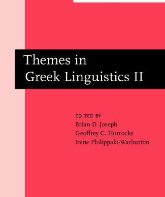 خرید و دانلود نسخه کامل کتاب Themes in Greek Linguistics: Volume II