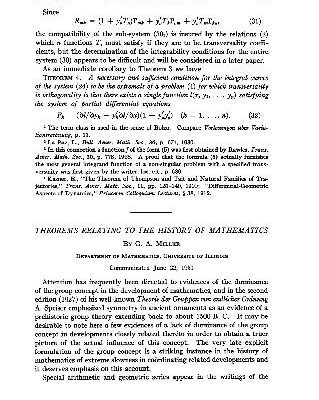 خرید و دانلود نسخه کامل کتاب Theorems Relating to the History of Mathematics