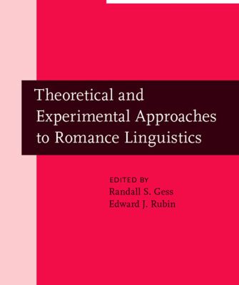 خرید و دانلود نسخه کامل کتاب Theoretical and Experimental Approaches to Romance Linguistics: Selected papers from the 34th Linguistic Symposium on Romance Languages (LSRL), Salt Lake City, March 2004