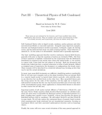 خرید و دانلود نسخه کامل کتاب Theoretical Physics of Soft Condensed Matter