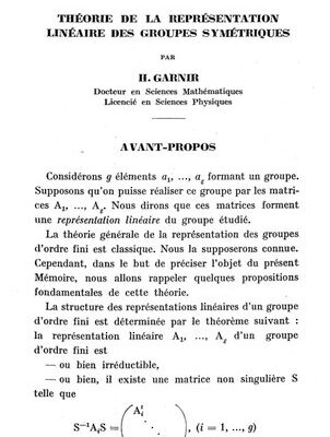خرید و دانلود نسخه کامل کتاب Théorie de la représentation linéaire des groupes symétriques