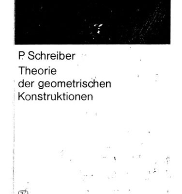 خرید و دانلود نسخه کامل کتاب Theorie der geometrischen Konstruktionen