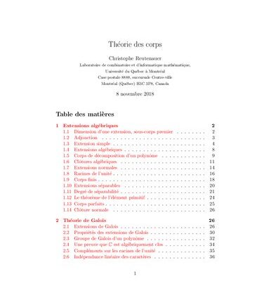 خرید و دانلود نسخه کامل کتاب Théorie des corps