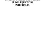 خرید و دانلود نسخه کامل کتاب Théorie des équations différentielles ordinaires et des équations intégrales