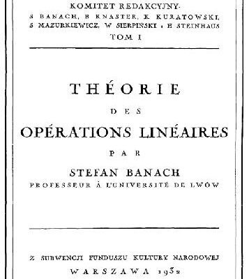 خرید و دانلود نسخه کامل کتاب Theorie des operations lineaires