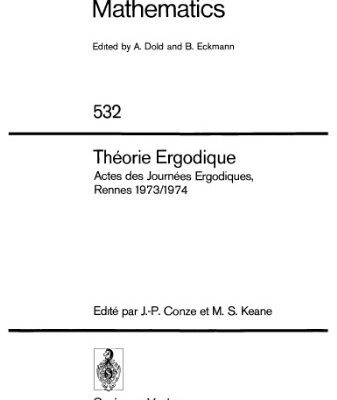 خرید و دانلود نسخه کامل کتاب Theorie Ergodique