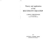 خرید و دانلود نسخه کامل کتاب Theory and Application of the Boltzman Equation
