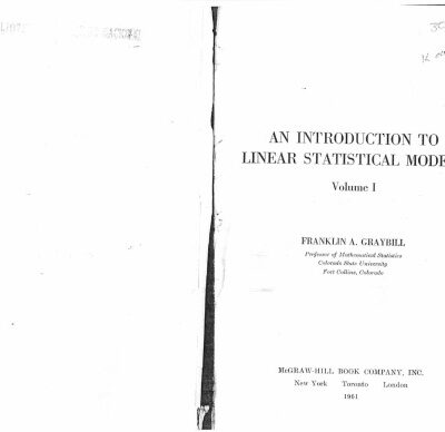 خرید و دانلود نسخه کامل کتاب Theory and Application of the Linear Model