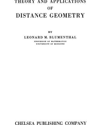 خرید و دانلود نسخه کامل کتاب Theory and applications of distance geometry