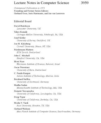 خرید و دانلود نسخه کامل کتاب Theory and Applications of Models of Computation: Third International Conference, TAMC 2006, Beijing, China, May 15-20, 2006. Proceedings