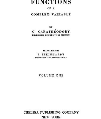 خرید و دانلود نسخه کامل کتاب Theory of Functions of a Complex Variable, 2 Volumes.