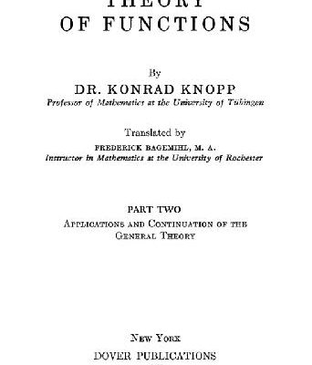 خرید و دانلود نسخه کامل کتاب Theory of Functions