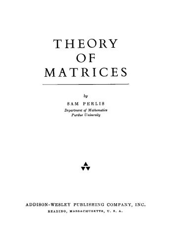 خرید و دانلود نسخه کامل کتاب Theory of Matrices_68983f7219337.jpeg خرید و دانلود نسخه کامل کتاب Theory of Matrices
