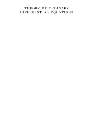 خرید و دانلود نسخه کامل کتاب Theory of Ordinary Differential Equations