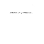 خرید و دانلود نسخه کامل کتاب Theory of Q-varieties