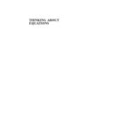 خرید و دانلود نسخه کامل کتاب Thinking About Equations: A Practical Guide for Developing Mathematical Intuition in the Physical Sciences and Engineering