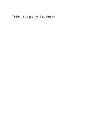 خرید و دانلود نسخه کامل کتاب Third Language Learners: Pragmatic Production And Awareness (Second Language Acquisition)