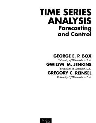 خرید و دانلود نسخه کامل کتاب Time Series Analysis: Forecasting & Control (3rd Edition)
