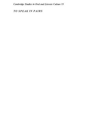 خرید و دانلود نسخه کامل کتاب To Speak in Pairs: Essays on the Ritual Languages of eastern Indonesia