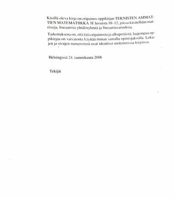 خرید و دانلود نسخه کامل کتاب Todennäköisyyslaskenta ja tilastomatematiikka