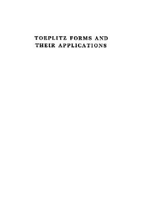 خرید و دانلود نسخه کامل کتاب Toeplitz Forms and Their Applications