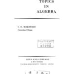 خرید و دانلود نسخه کامل کتاب Topics in algebra