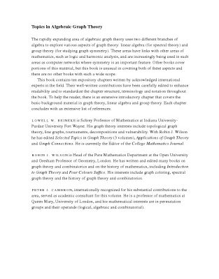 خرید و دانلود نسخه کامل کتاب Topics in Algebraic Graph Theory (Encyclopedia of Mathematics and its Applications)
