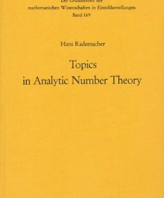 خرید و دانلود نسخه کامل کتاب Topics in Analytic Number Theory