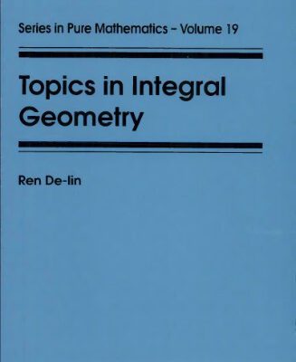 خرید و دانلود نسخه کامل کتاب Topics in Integral Geometry