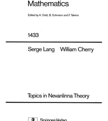 خرید و دانلود نسخه کامل کتاب Topics in Nevanlinna Theory