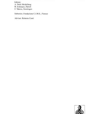 خرید و دانلود نسخه کامل کتاب Topological methods for ordinary differential equations: lectures given at the 1st session of the Centro internazionale matematico estivo