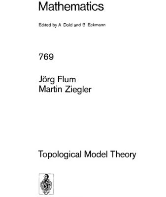 خرید و دانلود نسخه کامل کتاب Topological Model Theory