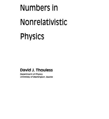 خرید و دانلود نسخه کامل کتاب Topological quantum numbers in nonrelativistic physics