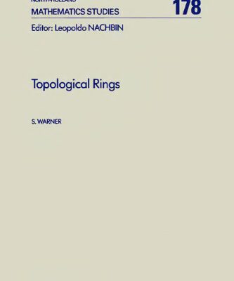خرید و دانلود نسخه کامل کتاب Topological rings