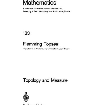 خرید و دانلود نسخه کامل کتاب Topology and Measure