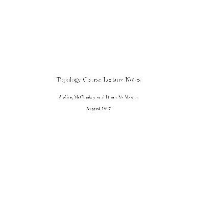 خرید و دانلود نسخه کامل کتاب Topology Course lecture notes