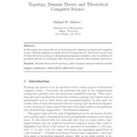 خرید و دانلود نسخه کامل کتاب Topology, Domain Theory and Theoretical Computer Science