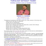 خرید و دانلود نسخه کامل کتاب Topology Without Tears: Including a Graduate Course on Topological Groups