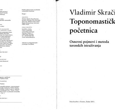 خرید و دانلود نسخه کامل کتاب Toponomastička početnica – Osnovni pojmovi i metoda terenskih istraživanja