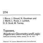 خرید و دانلود نسخه کامل کتاب Toposes, Algebraic Geometry and Logic: Dalhousie University, Halifax, January 16–19, 1971
