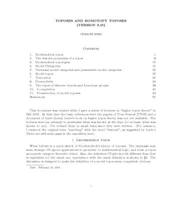 خرید و دانلود نسخه کامل کتاب Toposes and homotopy toposes