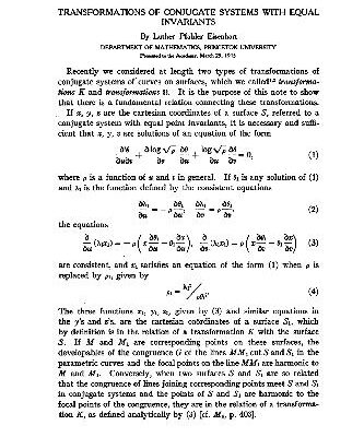 خرید و دانلود نسخه کامل کتاب Transformations of Conjugate Systems With Equal Invariants