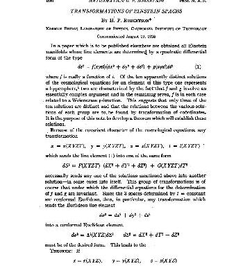 خرید و دانلود نسخه کامل کتاب Transformations of Einstein Spaces