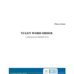 خرید و دانلود نسخه کامل کتاب Tugen word order: a minimalist perspective