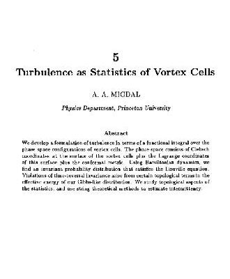 خرید و دانلود نسخه کامل کتاب Turbulence as statistics of vortex cells